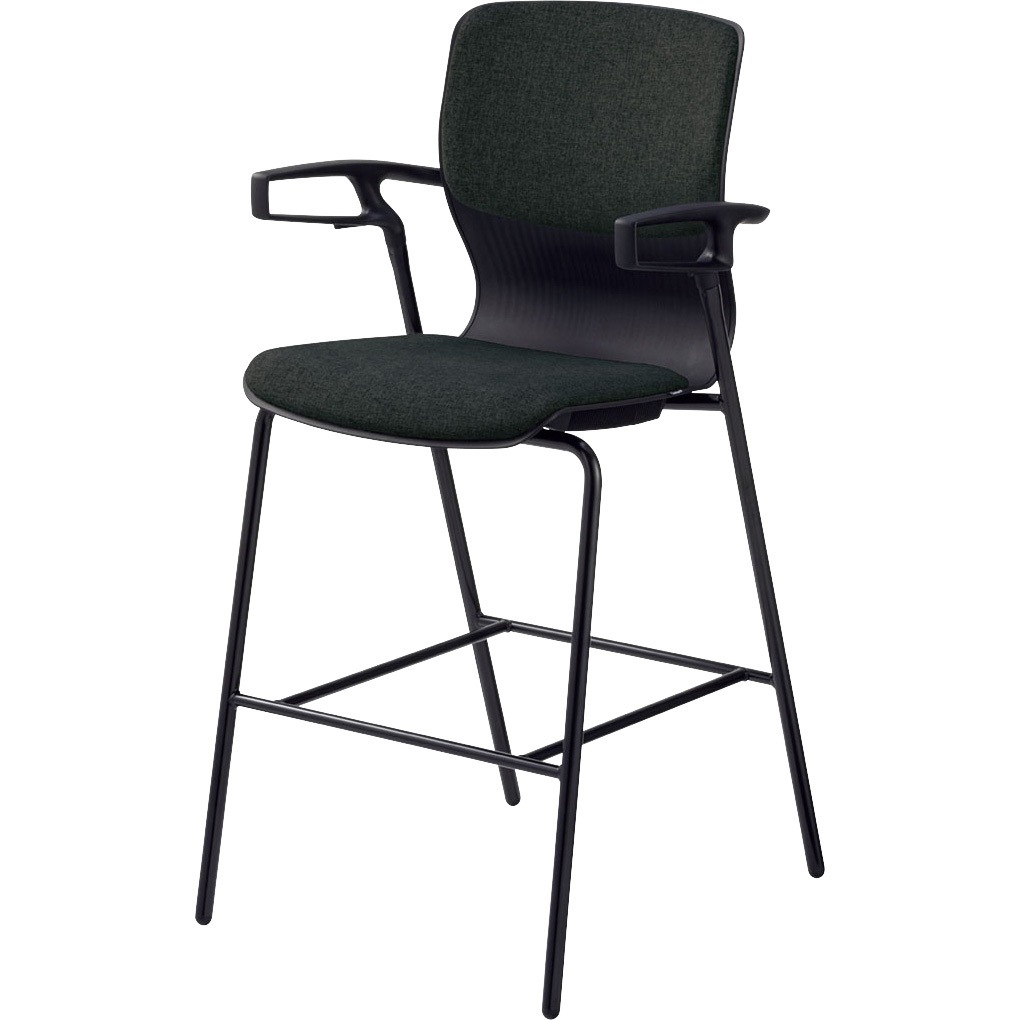 6-118-1710 ミーティングチェア Cazetora[カゼトラ]ハイシート 内田洋行 外形寸法460～590×611×1100mm  6-118-1710