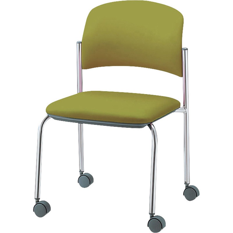 1-386-3648 ミーティングチェア MF-160シリーズ キャスター脚 内田洋行 メッキ 質量5.5kg   1-386-3648 14,386円