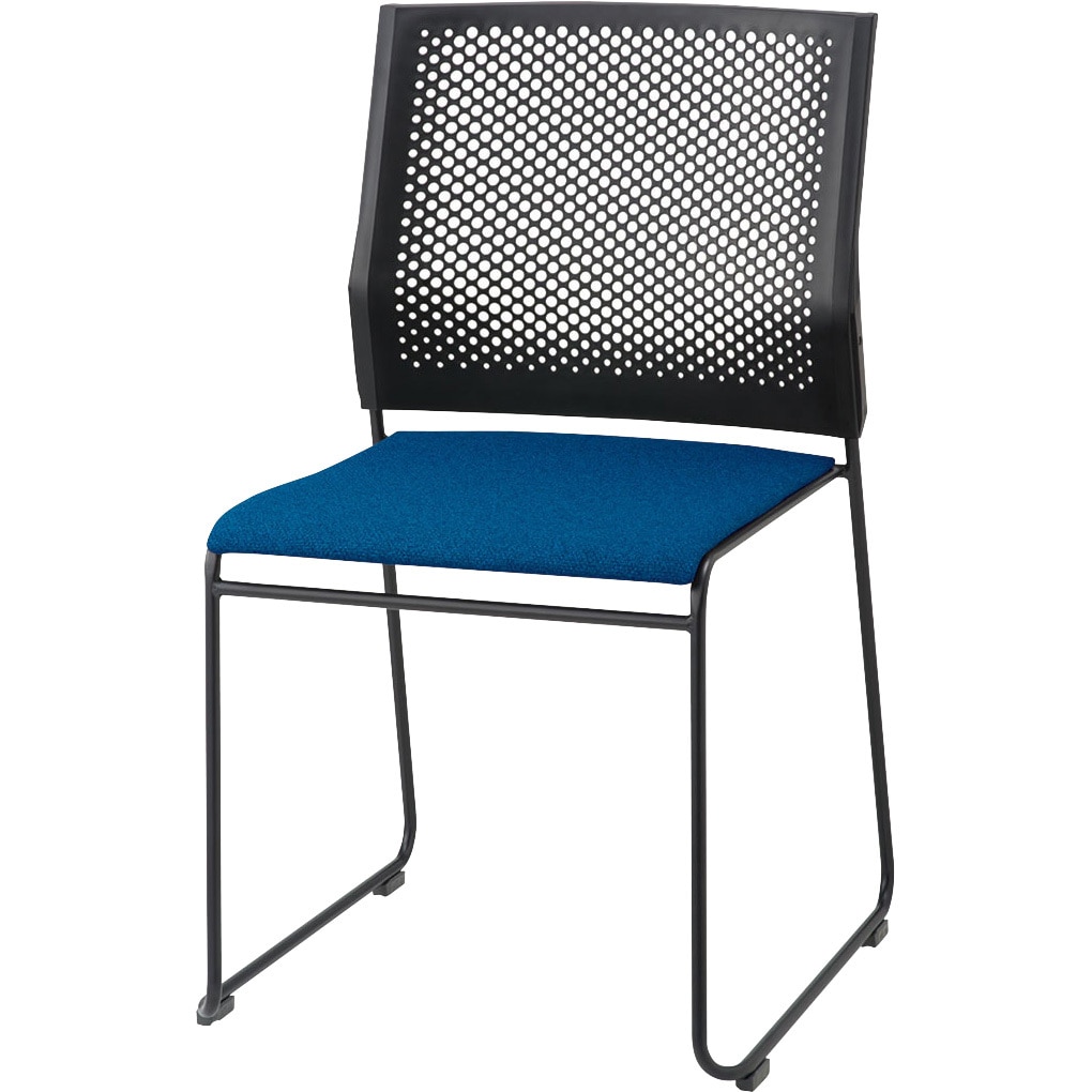 6-112-6054 ミーティングチェア MP-500シリーズ 樹脂メッシュタイプ