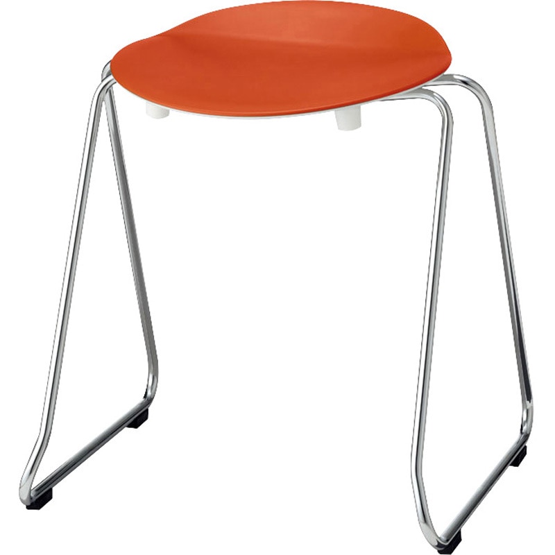 6-450-7504 ミーティングチェア MS-18 ロータイプ 内田洋行 ループ脚 メッキ   6-450-7504 15,185円