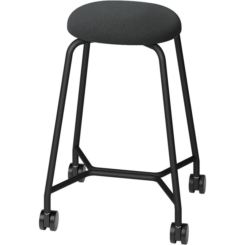 6-113-5200 ミーティングチェア Puller[プラー]スツール 内田洋行 ブラック 質量3.7kg   6-113-5200 19,586円