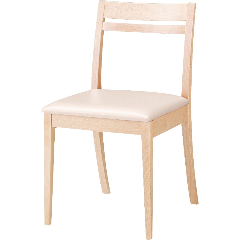 6-450-1157 リフレッシュタイプチェア MW-90シリーズ 内田洋行 ナチュラル 木製脚