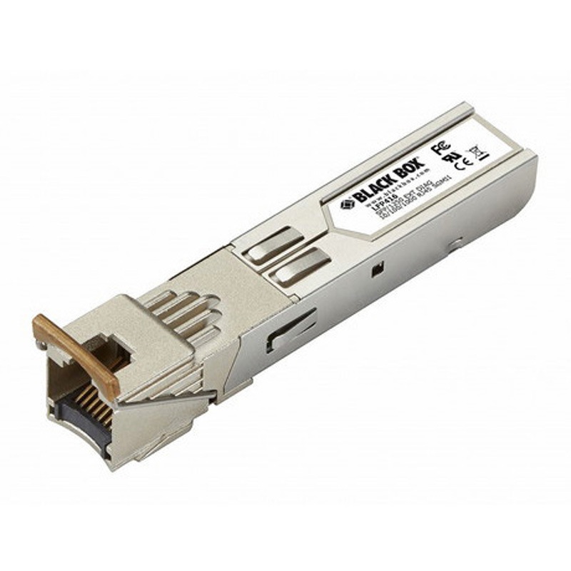 LFP416 SFPモジュール SGMIIインタフェース仕様 1250Mbps 拡張機能付 RJ-45 10/100/1000BASE-T 1個 BLACK BOX 【通販モノタロウ】 25,886円