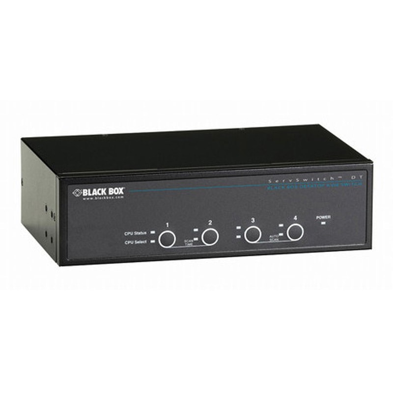 KV9624A サーブスイッチDT デュアルDVI USB BLACK BOX 電源(外部)100～240V AC / 5V DC 4ポート   KV9624A