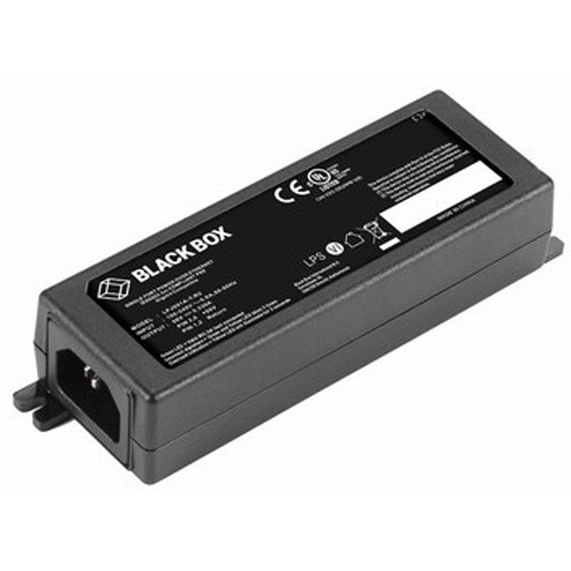 LPJ001A-T-R2 PoEインジェクター PoE+ 10/100/1000BASE-T RJ45 802.3at BLACK BOX 1台 LPJ001A-T-R2 24,466円