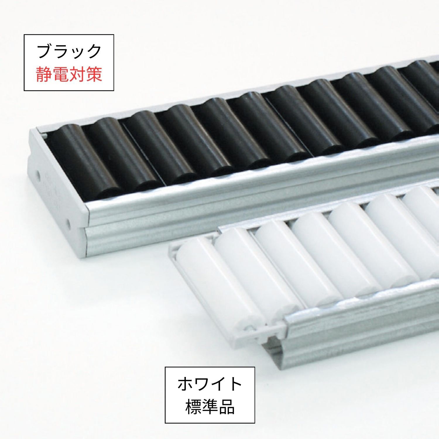 GPR6016S-3-GI セパレートプラコン 幅広細径フラットローラー TMEHジャパン ホワイト色