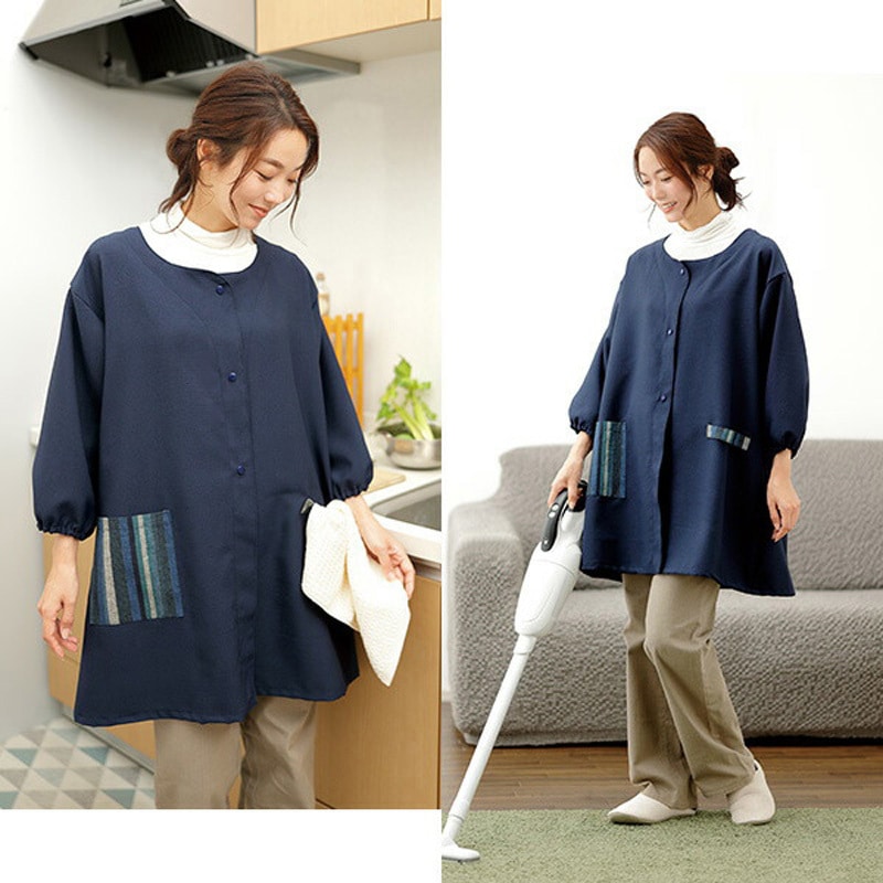 コスモス 和モダン割烹着 1着 メイダイ 【通販モノタロウ】