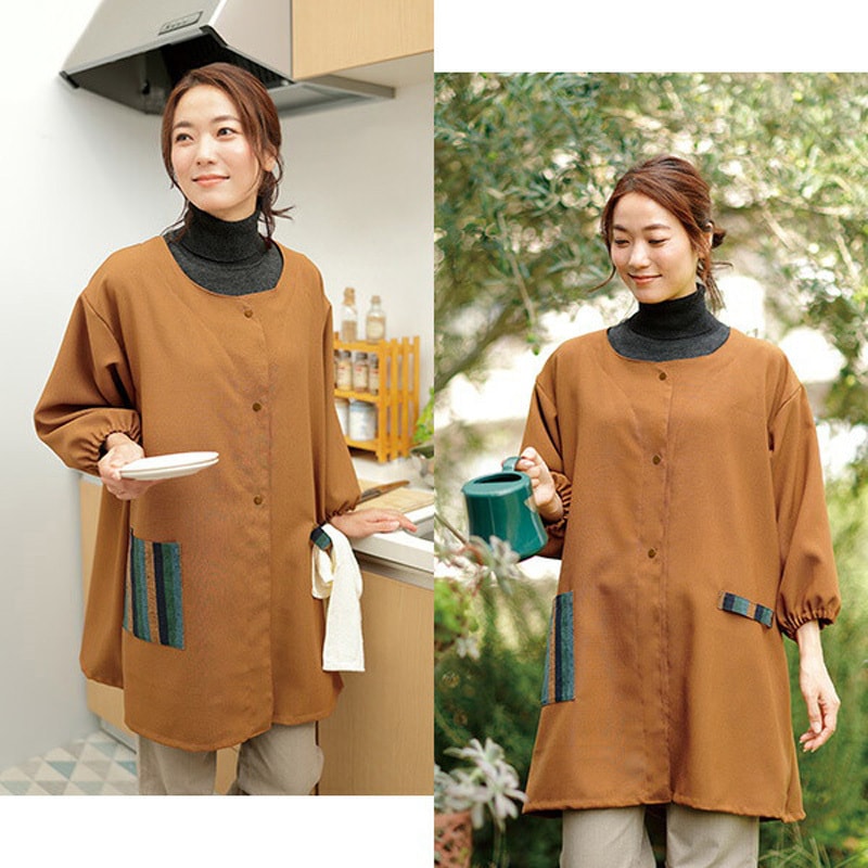 コスモス 和モダン割烹着 1着 メイダイ 【通販モノタロウ】