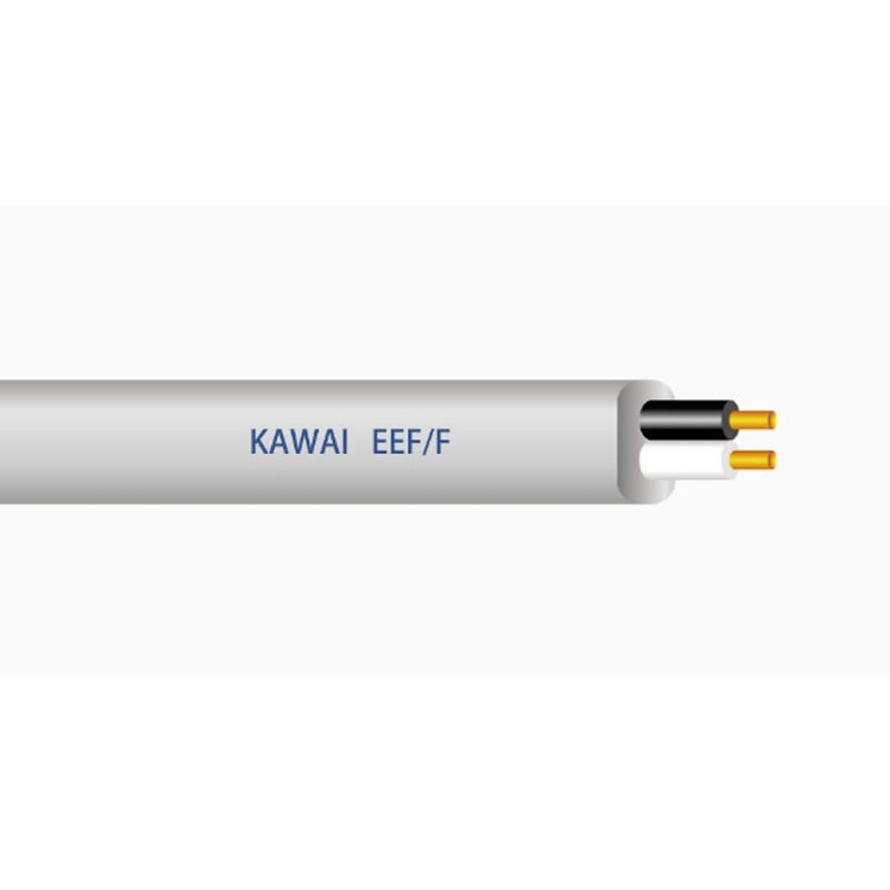 EMEEF/FGライン1.6mm×3C黒白緑 600Vポリエチレン絶縁耐燃性