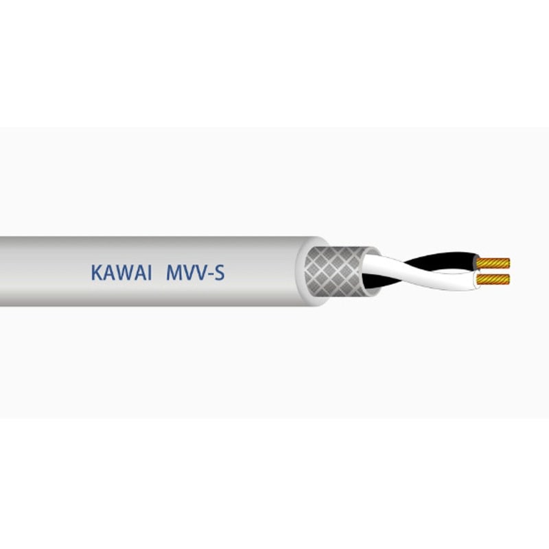 MVV-S0.75sq×10c マイクロホン用ビニルコード カワイ電線 公称断面積 