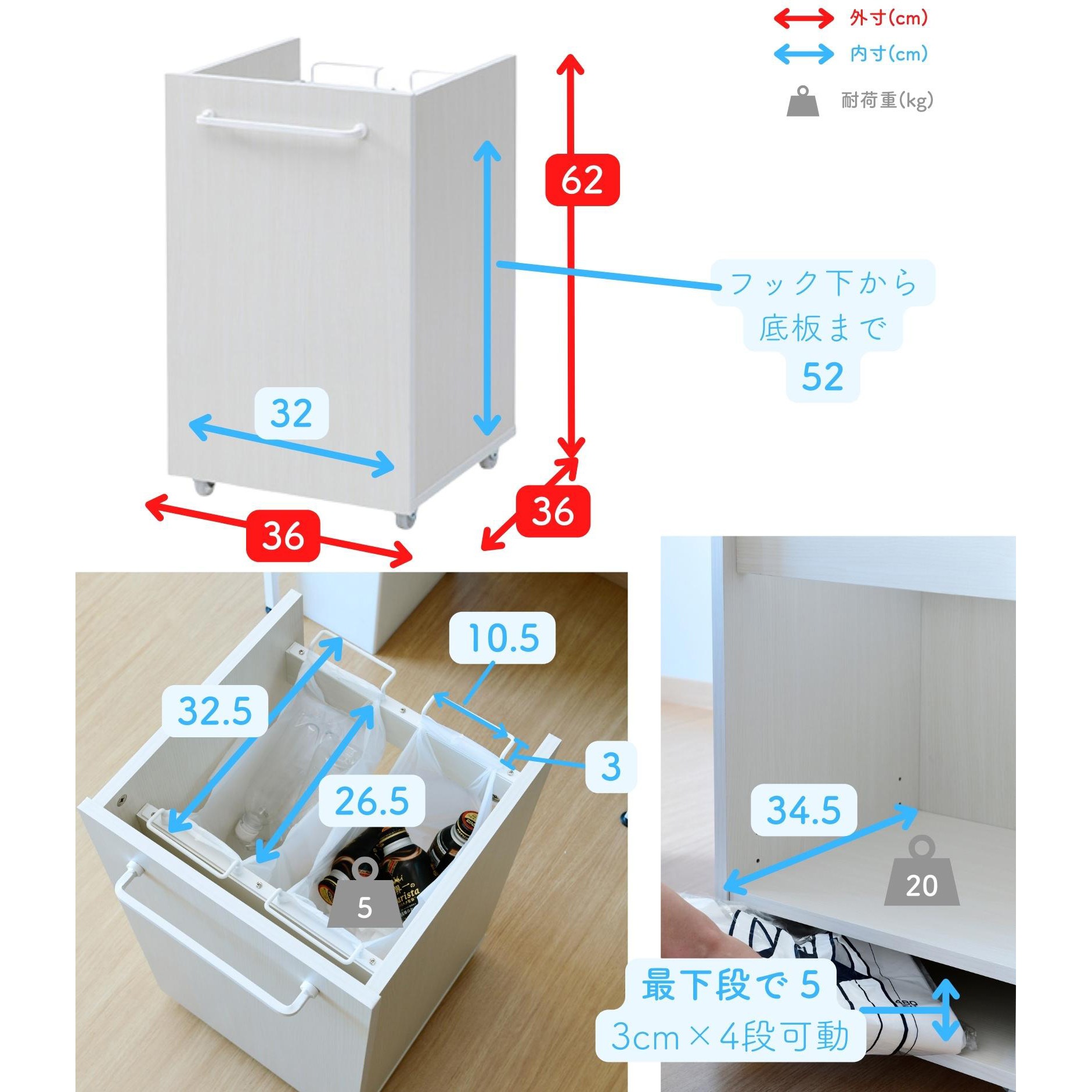 Amazon｜山善(YAMAZEN) ゴミ箱 自動 スライド開閉 センサー式