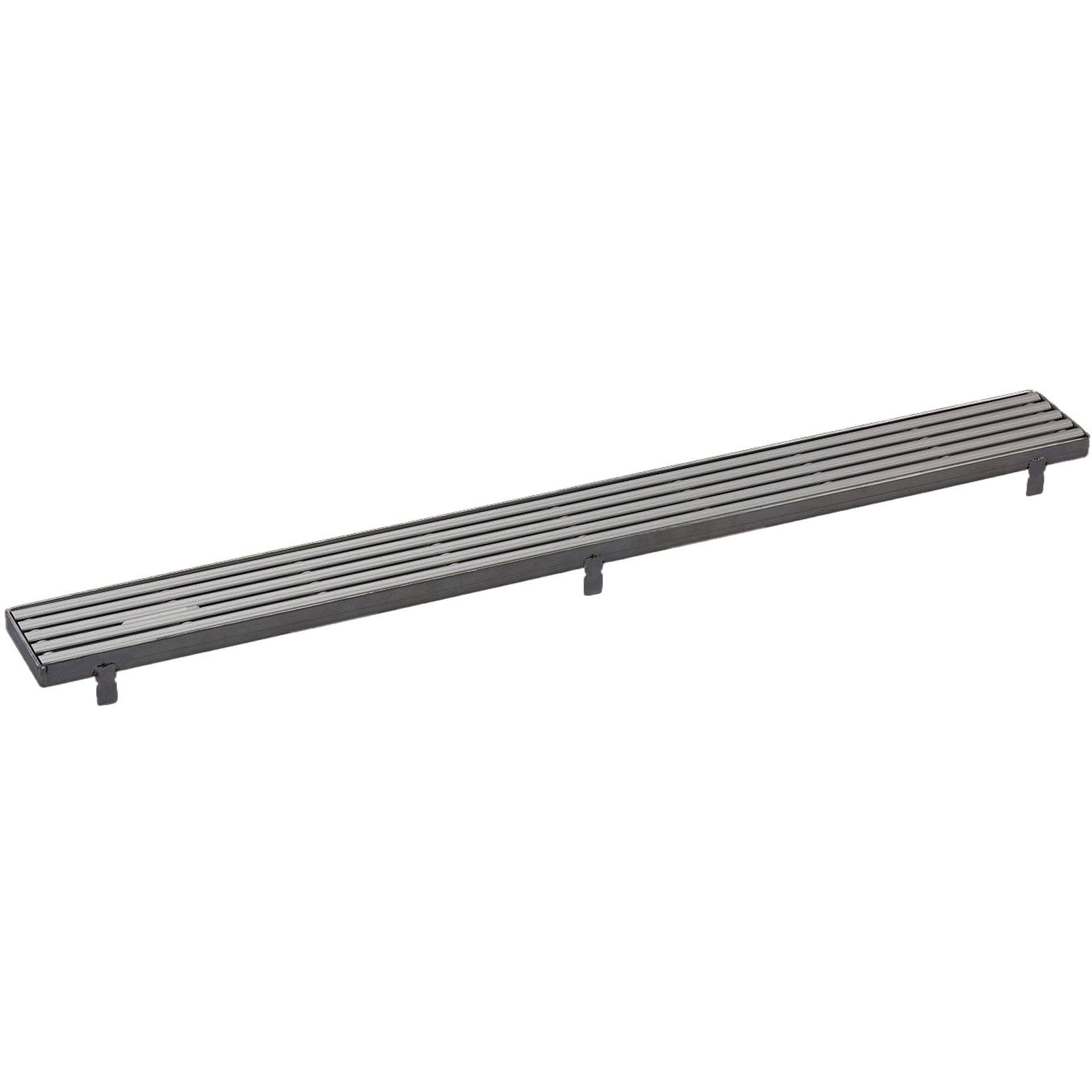 GRSS-20L600A-G セーフティグレーチングノンスリップタイプ樹脂製(ソフトタイプ) スリットタイプ 通常枠共(アンカー付) 1台 シマブン 【通販モノタロウ】