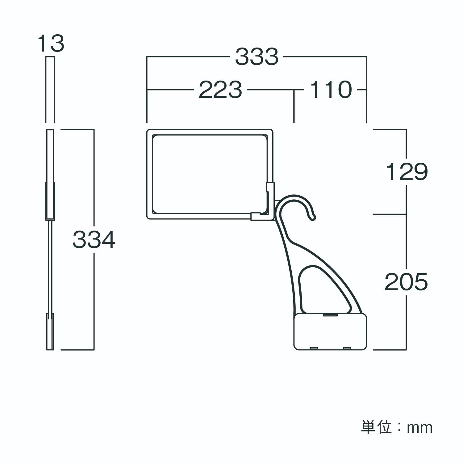 WHG514 サイドビューPOPハンガーB6フレームセット黒 河淳 1個 WHG514 - 【通販モノタロウ】