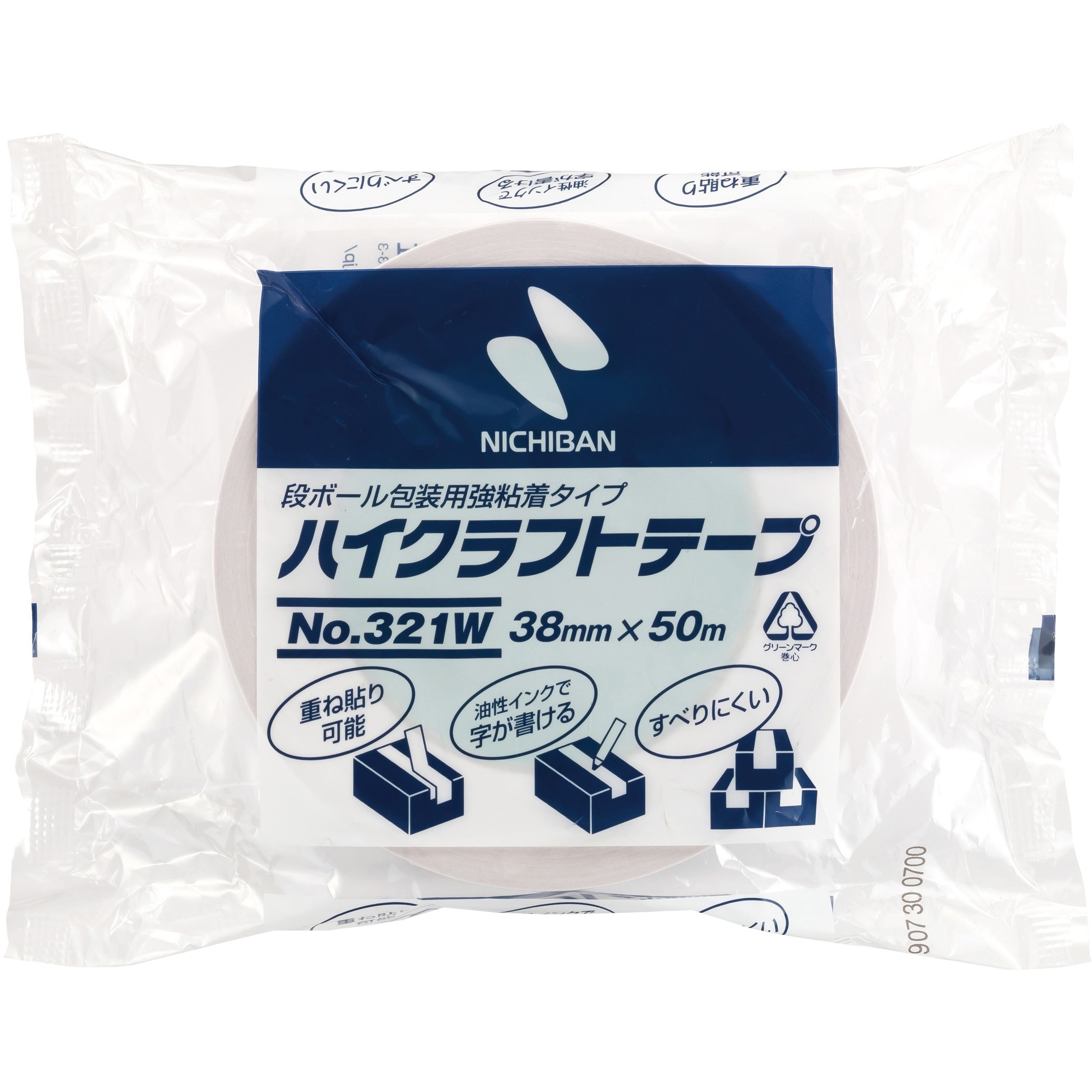 321W-38 ハイクラフトテープ ニチバン 白色 テープ幅38mmテープ 321W-38 ハイクラフトテープ ニチバン 白色 テープ幅38mmテープ