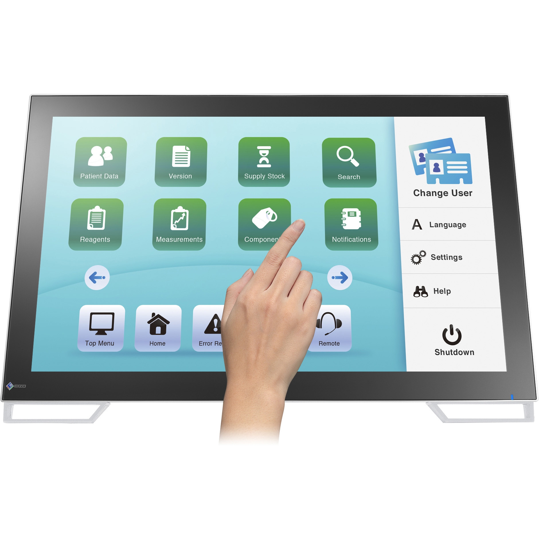 54．7cm(21．5)型タッチパネル装着カラー液晶モニター DuraVision