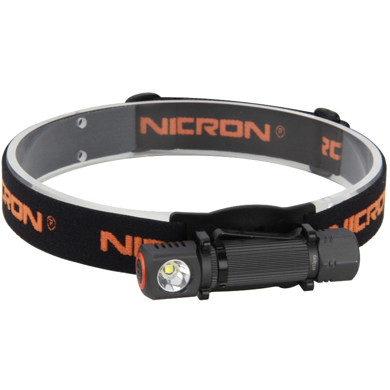 H10R Pro 脱着式LEDヘッドライト 充電式 Nicron(ニクロン) 黒色