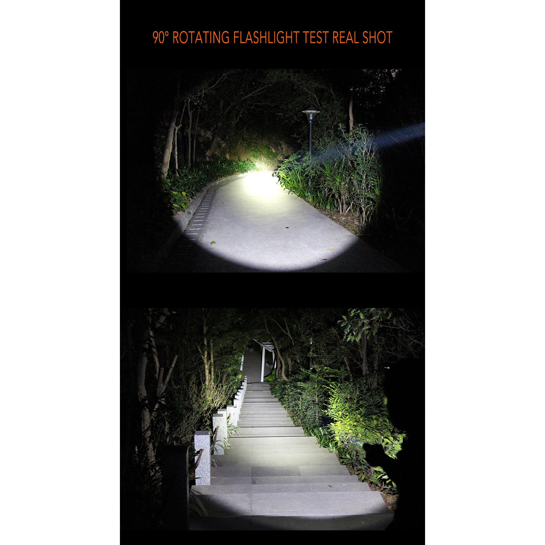 N35 首振りポケットLEDライト 充電池乾電池兼用 1個 Nicron(ニクロン