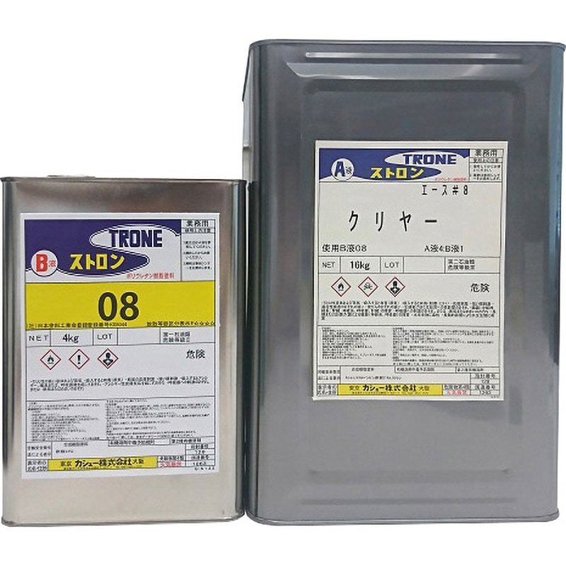 T111-23-8017 ストロンエースNo.8 カシュー ポリウレタン塗料 鉄部用