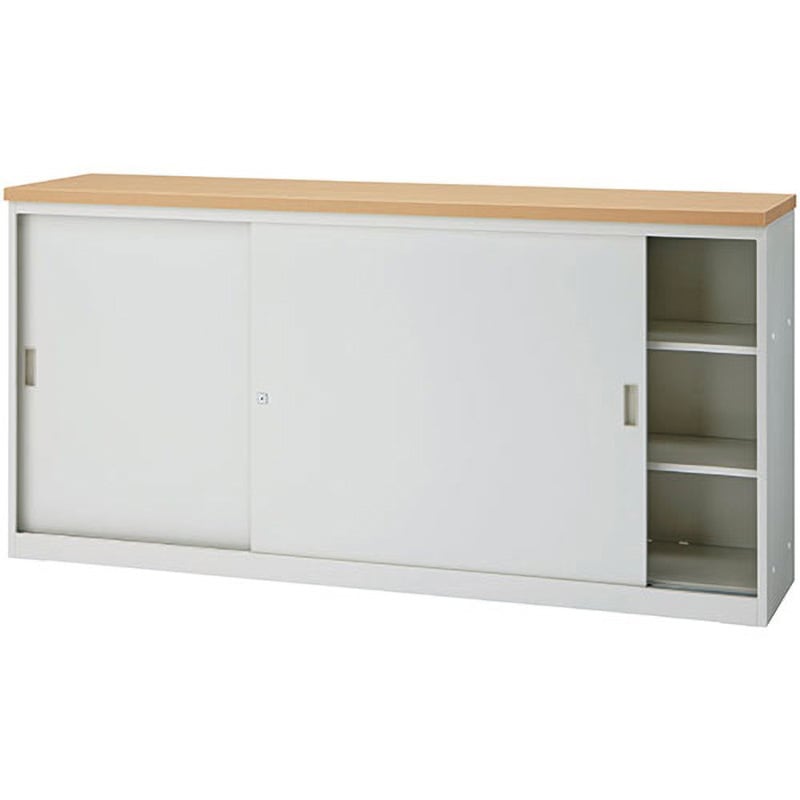 CS-189HS NA CSカウンターⅡ 書庫型ハイカウンター 中棚なし(組立サービス付き) ジョインテックス 高さ900mm幅1800mm奥行450mm  CS-189HS NA