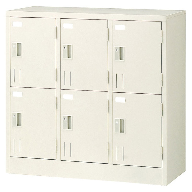 SH-G6A 多人数ロッカー 錠付 ジョインテックス ネオグレー色 組立・設置・取付 人数6人用 3列2段   SH-G6A