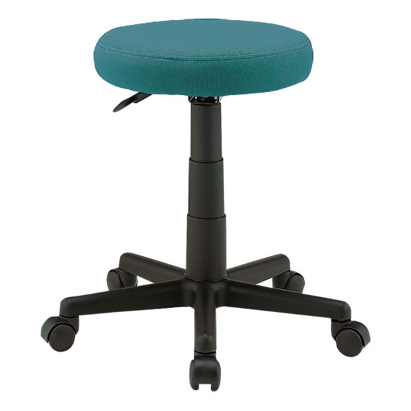 丸イス 布張り キャスター脚(組立サービスなし) ジョインテックス