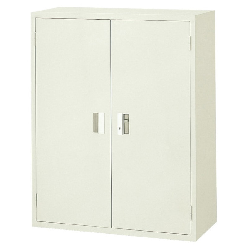 FH40-G11 Fシリーズ 両開書庫 ジョインテックス ネオグレー色 組立・設置・取付 シリンダー錠 高さ1110mm  FH40-G11