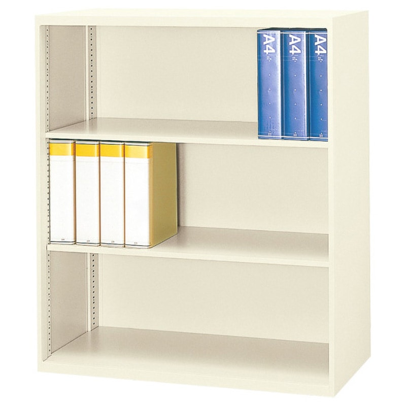 FO-G11 スタックキャビ オープン書庫(連結サービス付) ジョインテックス ネオグレー色 組立・設置・取付 高さ1050mm  FO-G11