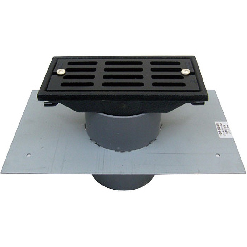 RSSM-DR 50 ルーフドレインデッキプレート用(みぞ幅100mm用) バルコニー用(モルタル防水・塗膜防水用) 1個 第一機材 【通販モノタロウ】