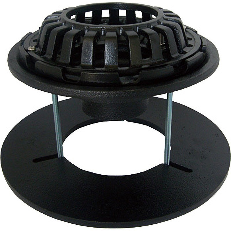 RAPB-M-CR 65 ルーフドレインALC版用 バルコニー中継用(アスファルト防水・シート防水・塗膜防水用) 第一機材 ALC版(125mm用)型   RAPB-M-CR 65