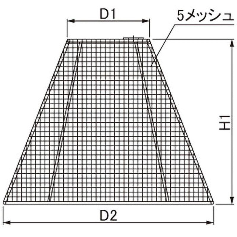 NTAC 125・150 ステンレス製防じん網 ハイストレーナ用 1個 第一 NTAC 125・150 ステンレス製防じん網 ハイストレーナ用 1個 第一