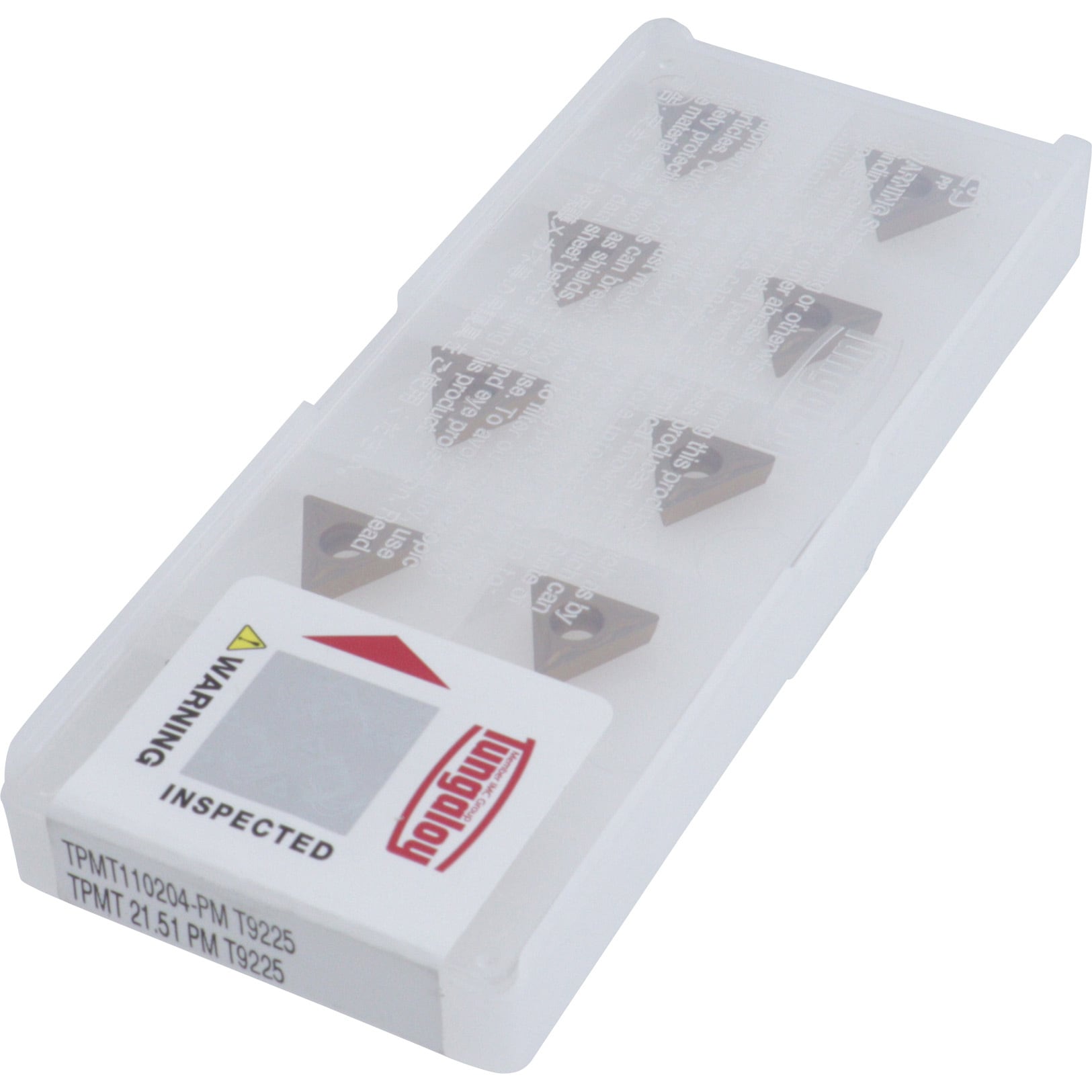 TPMT110204-PM T9225 チップ TPMT-PM タンガロイ 片面 正三角形 コーナー半径0.4mm 1箱(10個) TPMT110204-PM T9225