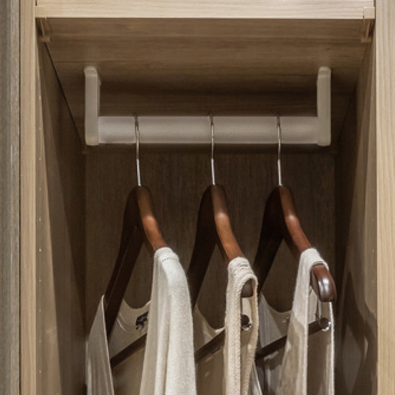 ウォールゼットノエル3 上吊ハンガーパイプ 南海プライウッド 収納材