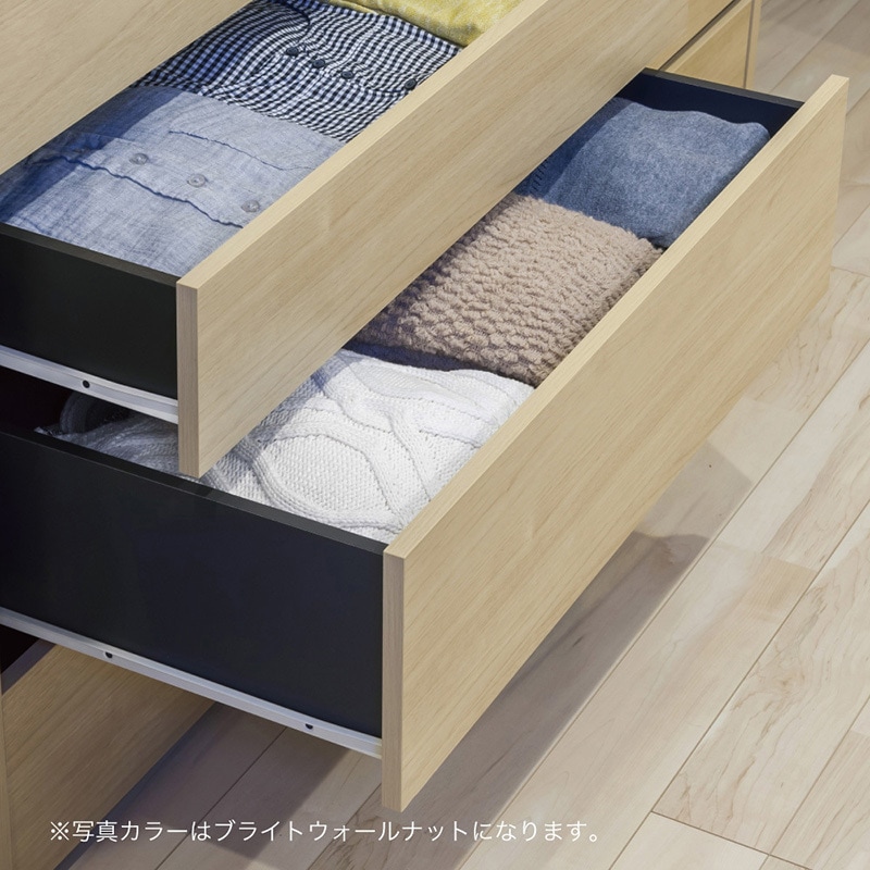 ①南海プライウッド　ノエル3 フレーム引出し 3段 N3F3-D4W08-AJ ウォールゼットノエル3 フレーム引出し 3段 南海プライウッド