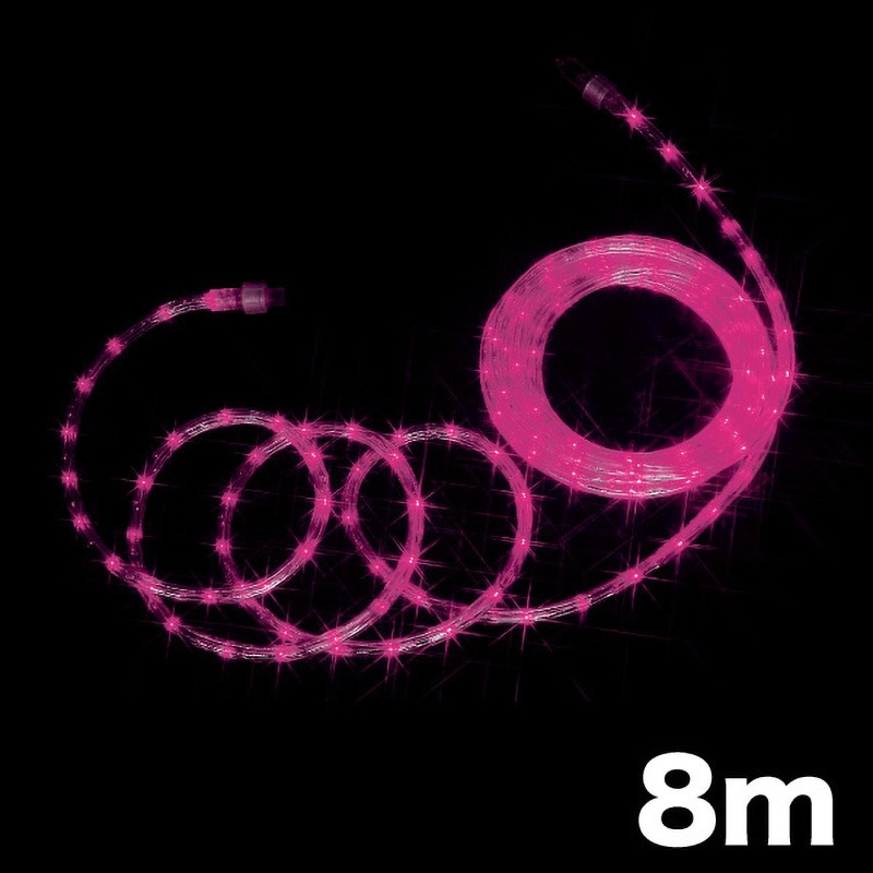 PR-E340-08PP LEDソフトネオン(40mmピッチ・スタンダードタイプ) DENSAN(デンサン/ジェフコム) 交互点滅・全点灯 長さ8m  PR-E340-08PP