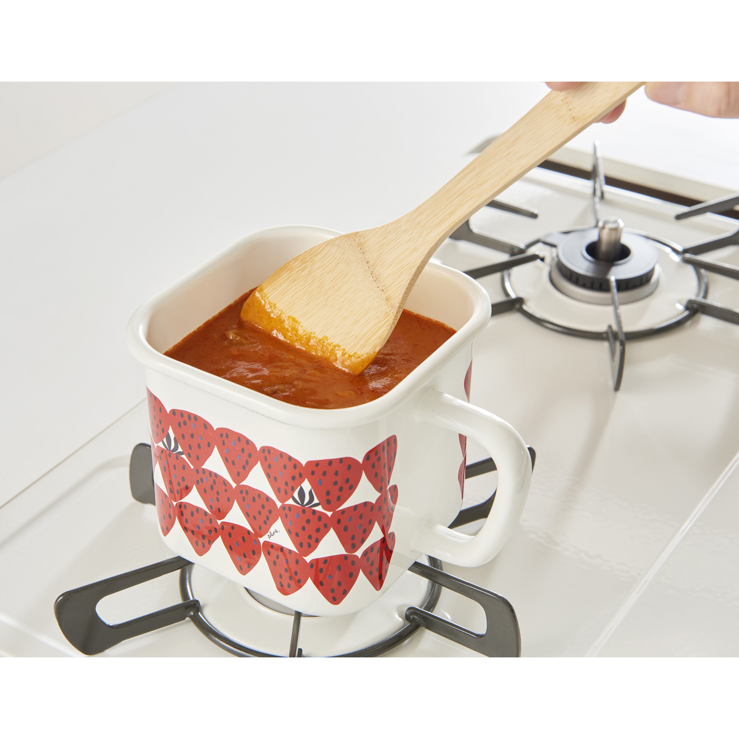 YJ-823 Plune. ホーローマルチスクエアポット 1個 豊琺瑯 【通販