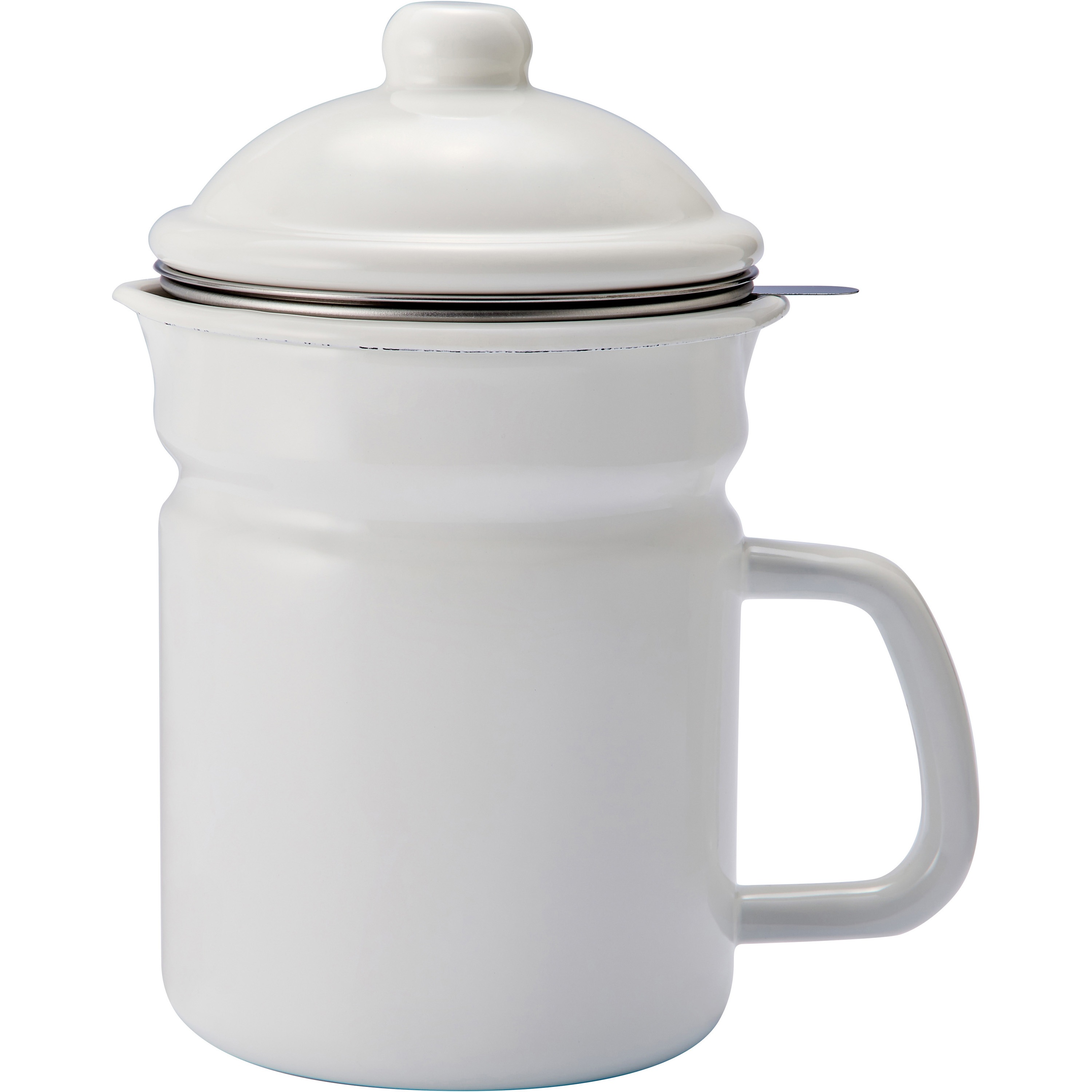 PU-2317-WT pure ホーローオイルポット 1個 豊琺瑯 【通販モノタロウ】