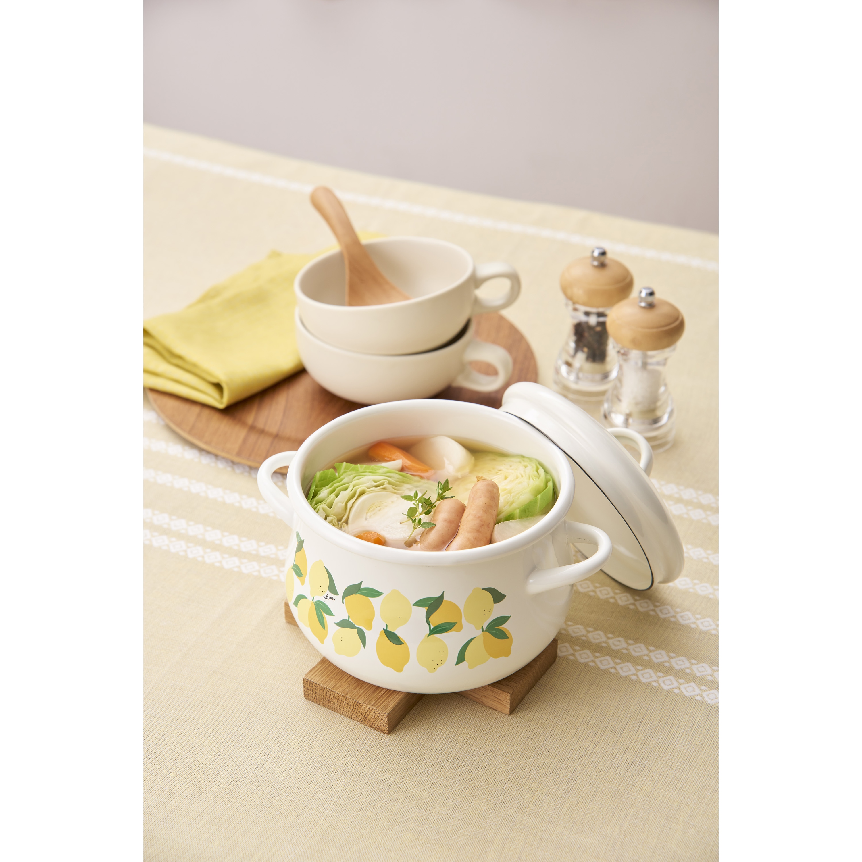 PCR-801 Plune. ホーロー両手鍋 豊琺瑯 サイズ16cm PCR-801 - 【通販