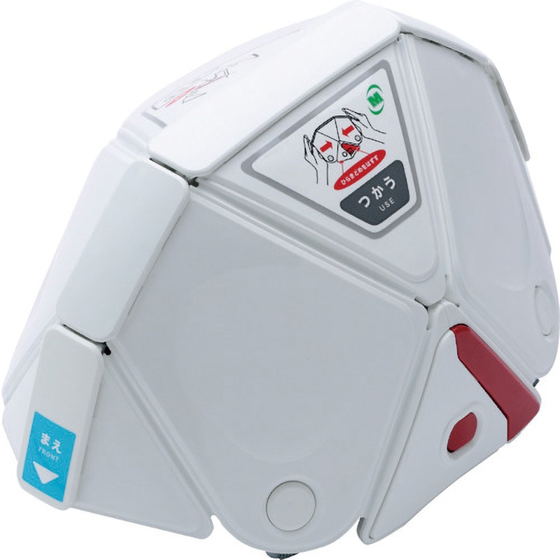 TSC-10K-W 防災用折りたたみヘルメット フラットメットキッズ ミドリ安全 ホワイト色