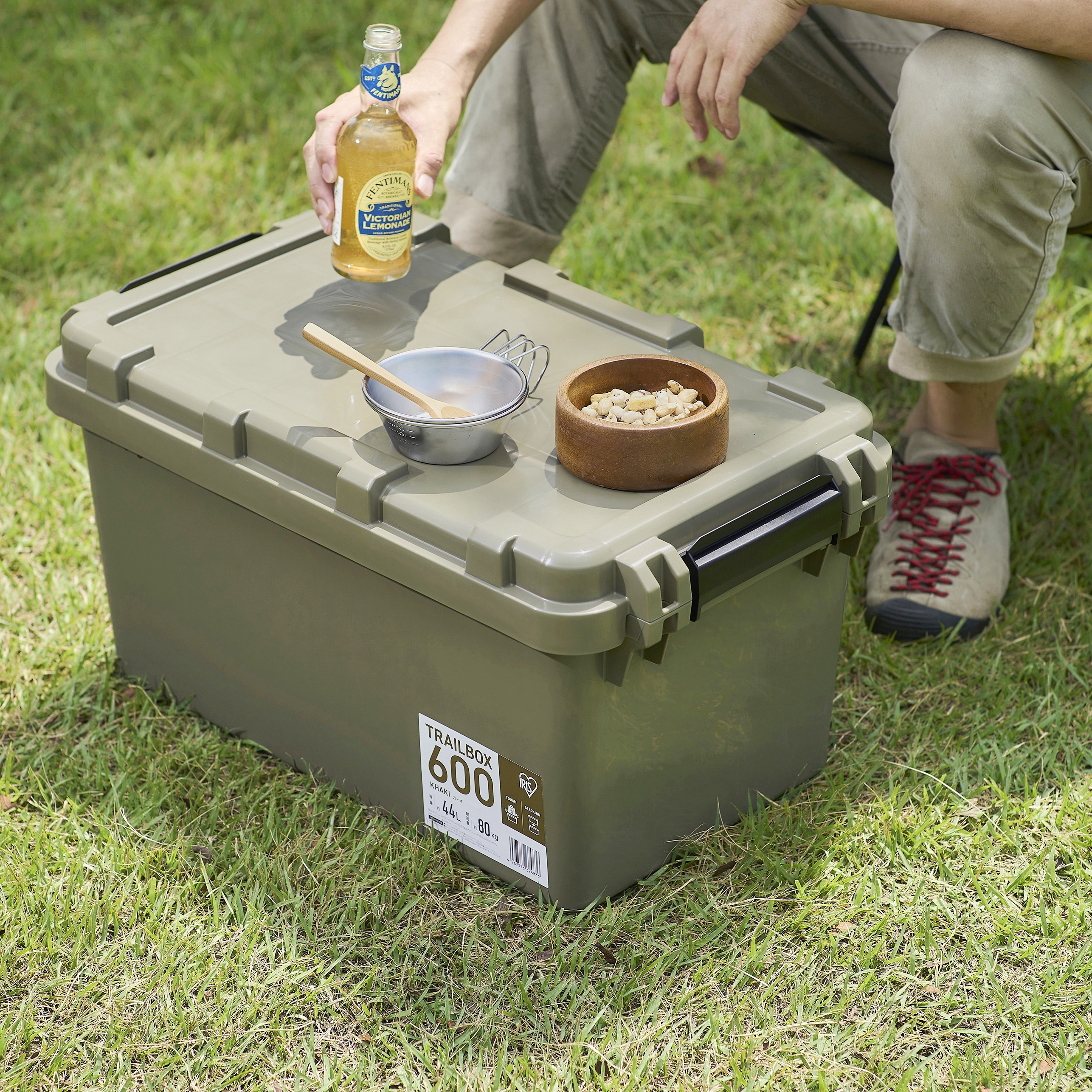 アイリスオーヤマ TRB-600 TRAILBOX 600【耐荷重80kg】 アイリスオーヤマ 外寸(幅