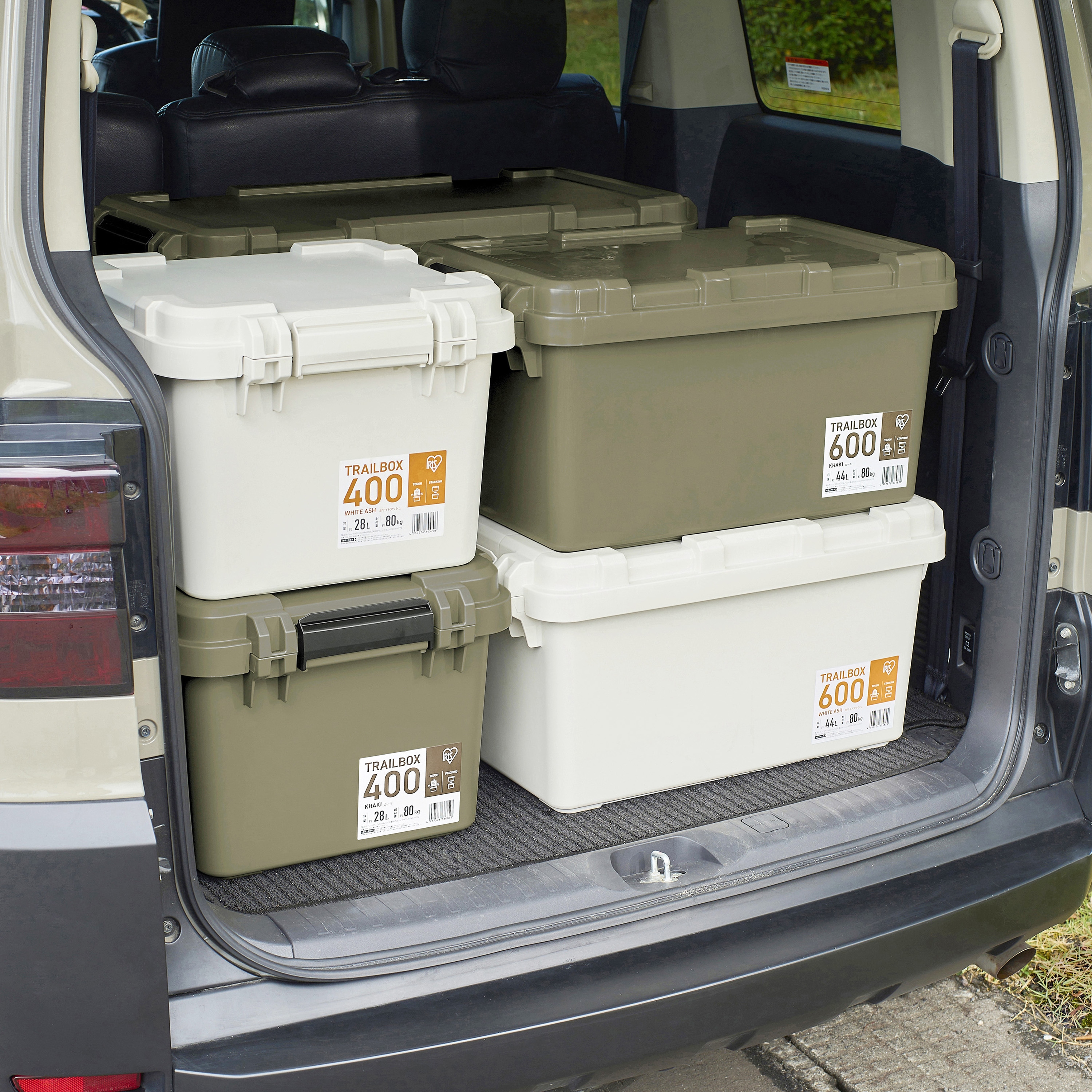 TERAGRA 箱付き TRB-600 TRAILBOX 600【耐荷重80kg】 アイリスオーヤマ 外寸(幅×奥行