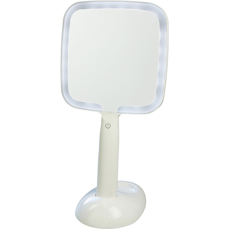 YBM-2307 LEDライトハンドミラー ヤマムラ 手持ち・卓上タイプ