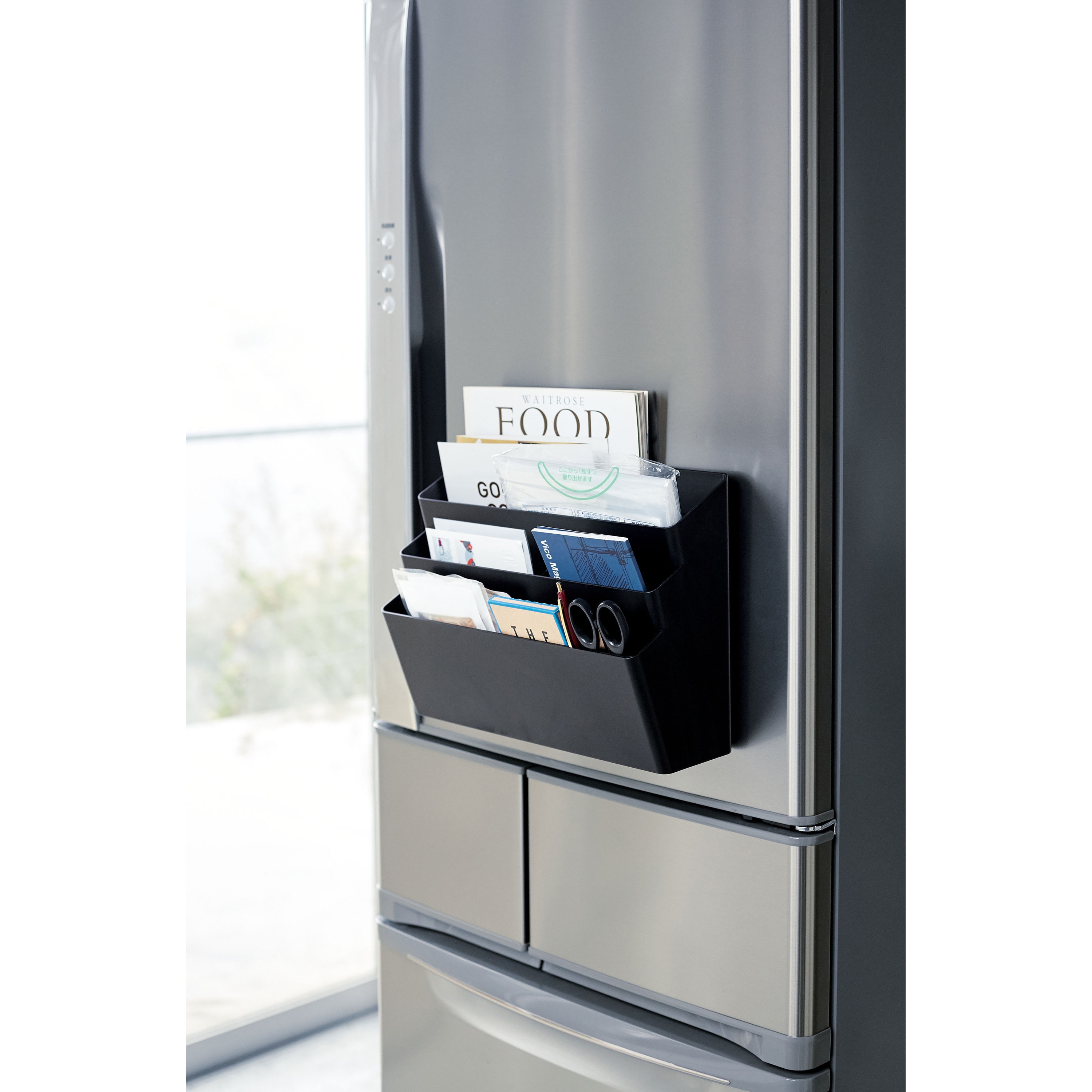 4497 タワー 冷蔵庫横マグネット収納ポケット 1個 山崎実業 通販サイトmonotaro