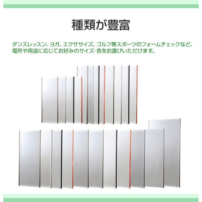 NRM-2SG 姿見 フィルムミラー リフェクス 横450mm縦1200mm厚さ21.5mm 1