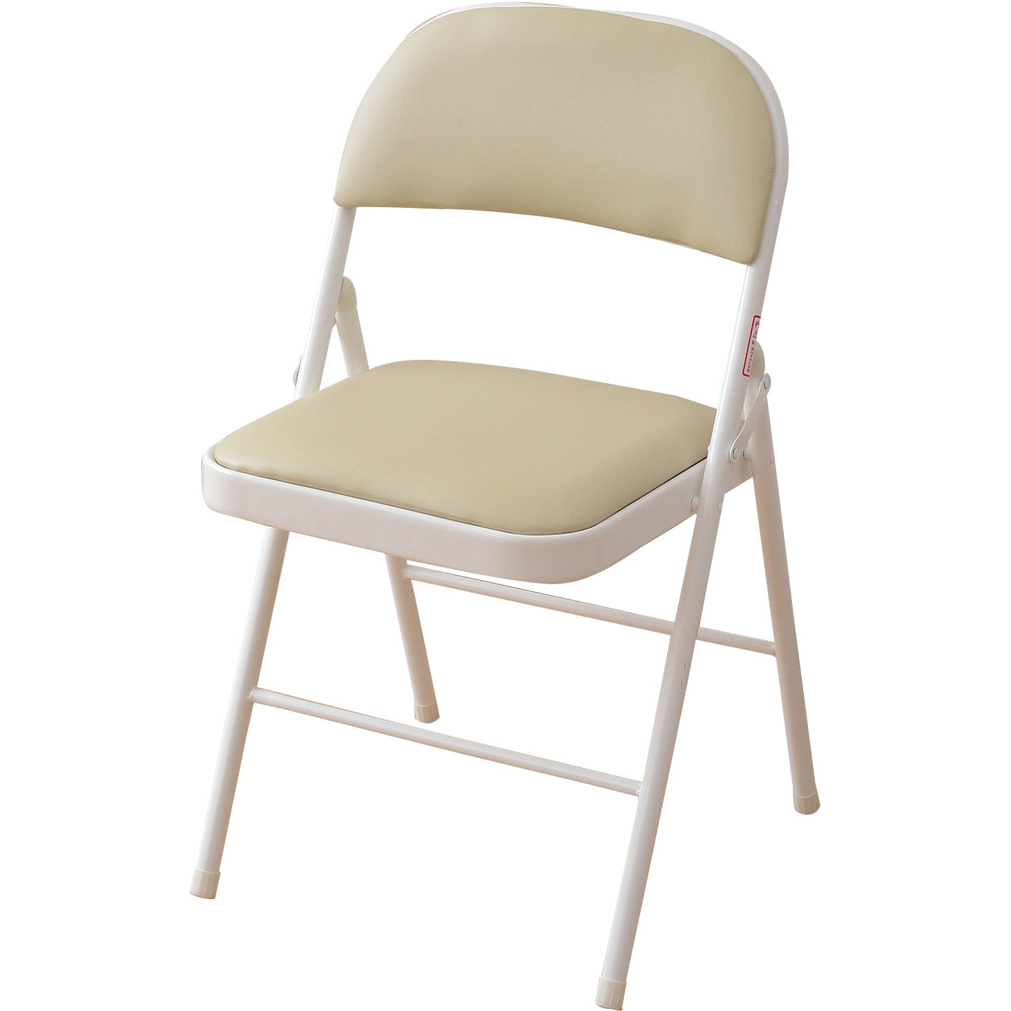 YMC-22(IV/WH)×6 折りたたみチェア YAMAZEN(山善) アイボリー色 幅