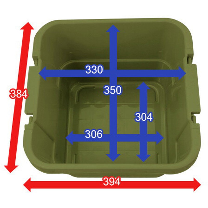 トランクカーゴ 座れる 収納ボックス リス グリーン色 1セット(2個