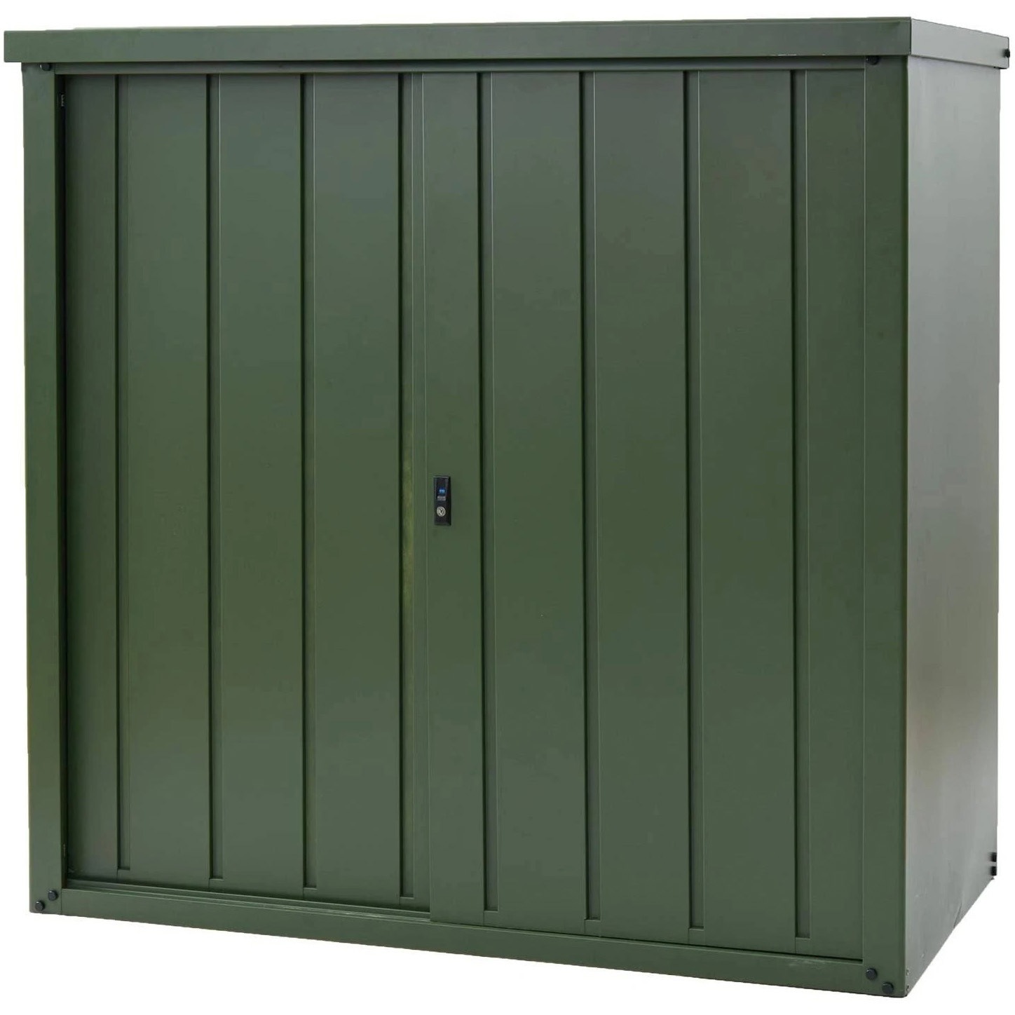 DSLB-1515(OD) おしゃれ収納庫 物置 屋外用 YAMAZEN(山善) 引き戸  