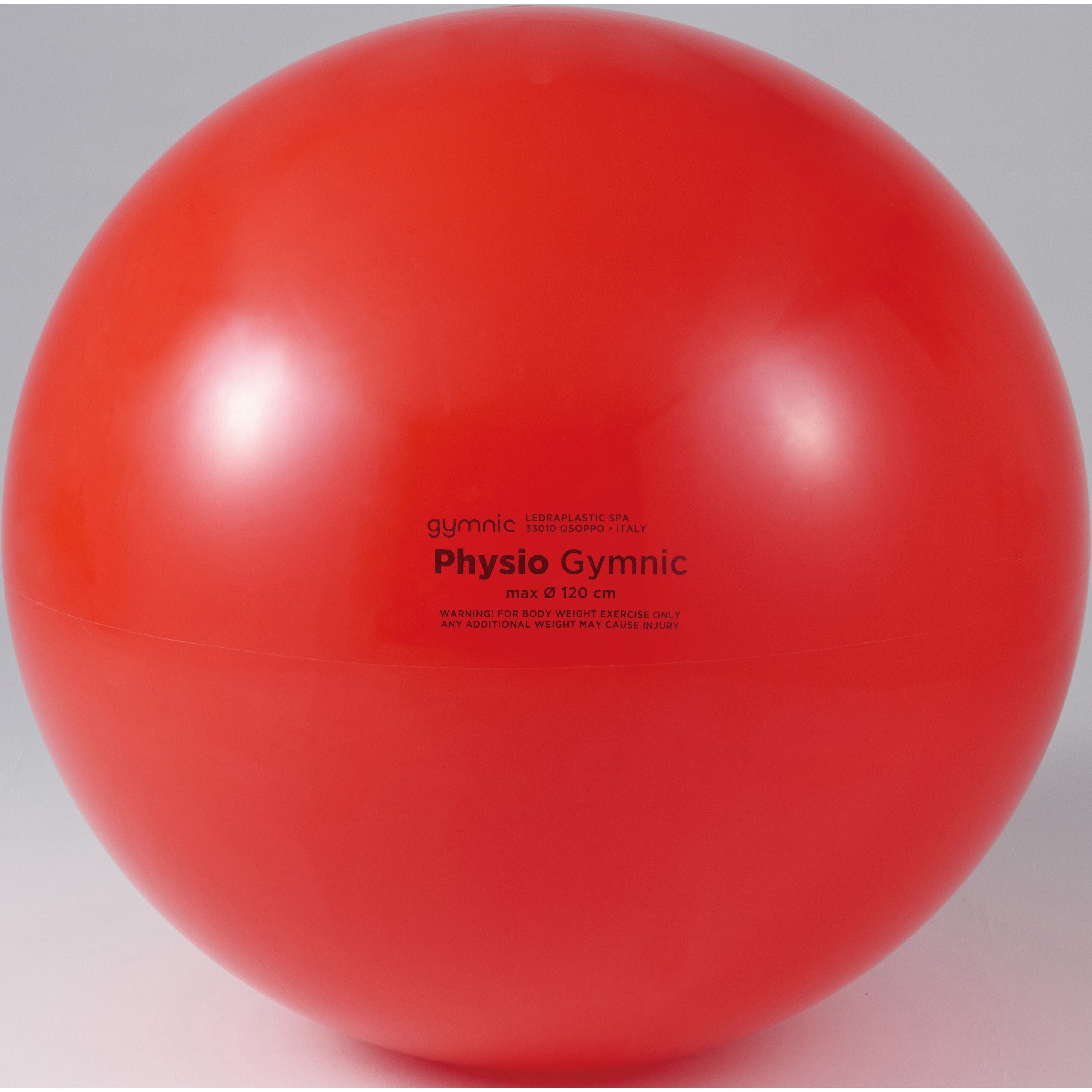 D5438 ギムニクカラーボール120 DANNO(ダンノ) レッド色 PVC製 荷重300kg