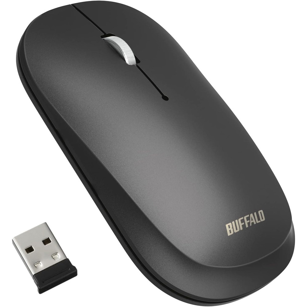 BSMBW330NBK 薄型 3ボタン 無線 BlueLEDマウス ノーマル 1個
