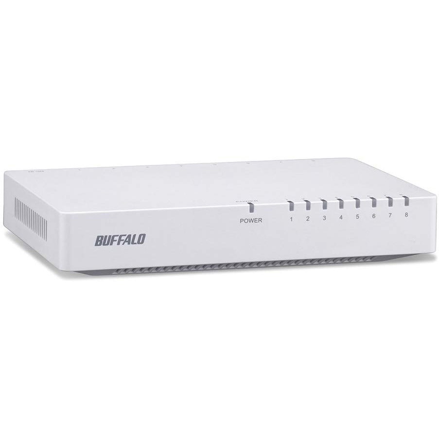 LSW4-TX-8EP/WHD 10/100Mbps対応 スイッチングHub プラスチック