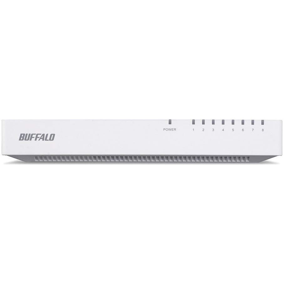 BUFFALO スイッチングハブLSW4-TX-BNP/WH 8ポート新品10台 LSW4-TX-8NP/WH 10/100Mbps対応 スイッチングHub プラスチック筐体